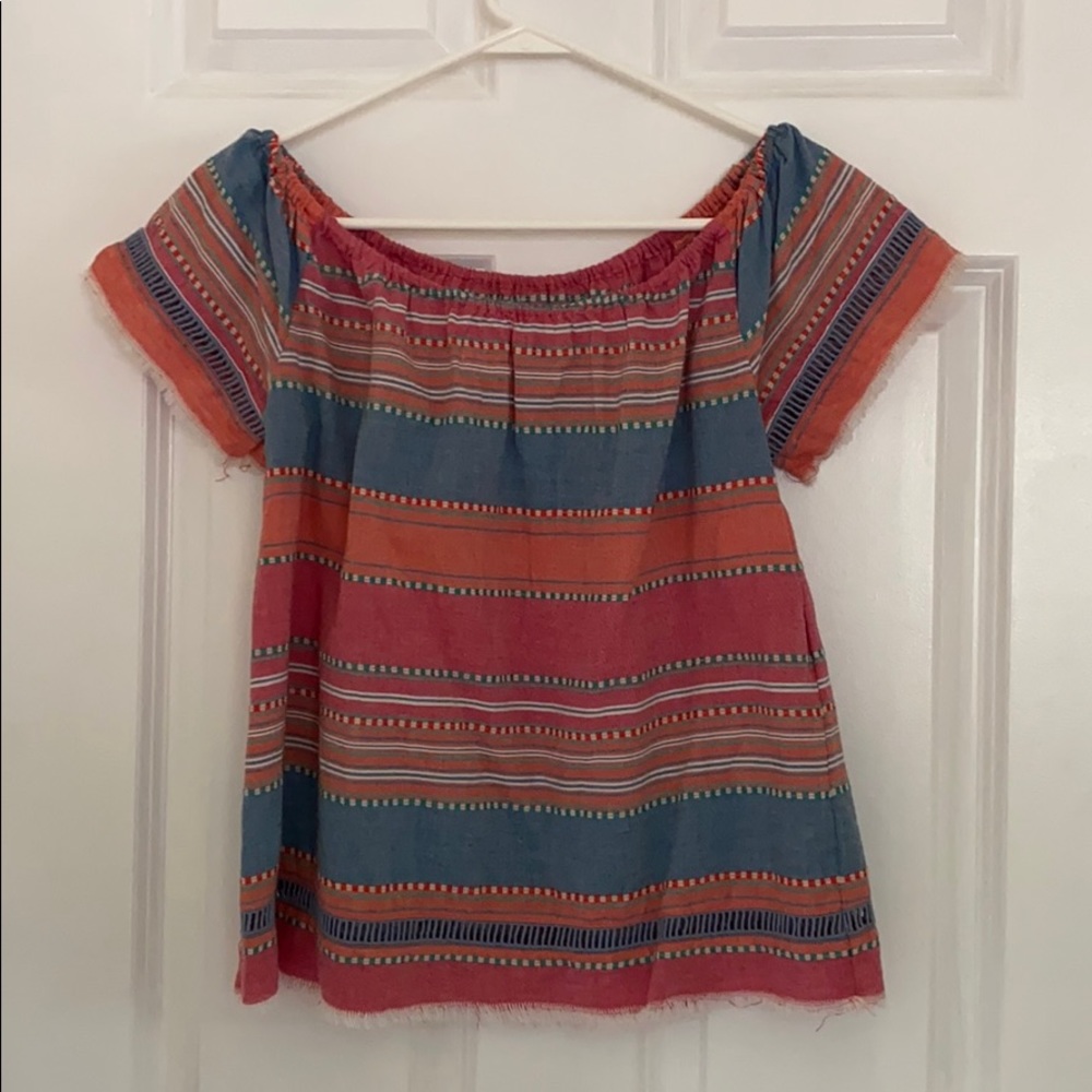 Pastel off the shoulder top